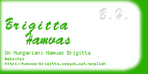 brigitta hamvas business card